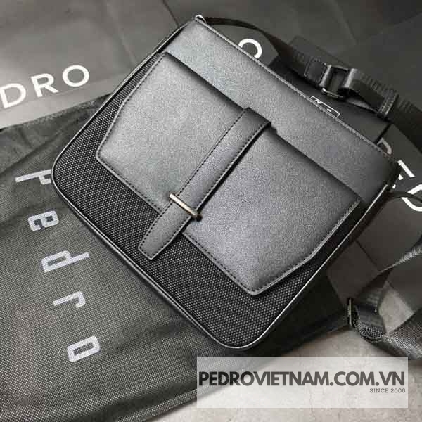 Túi đeo chéo Pedro sang trọng bn878 đen